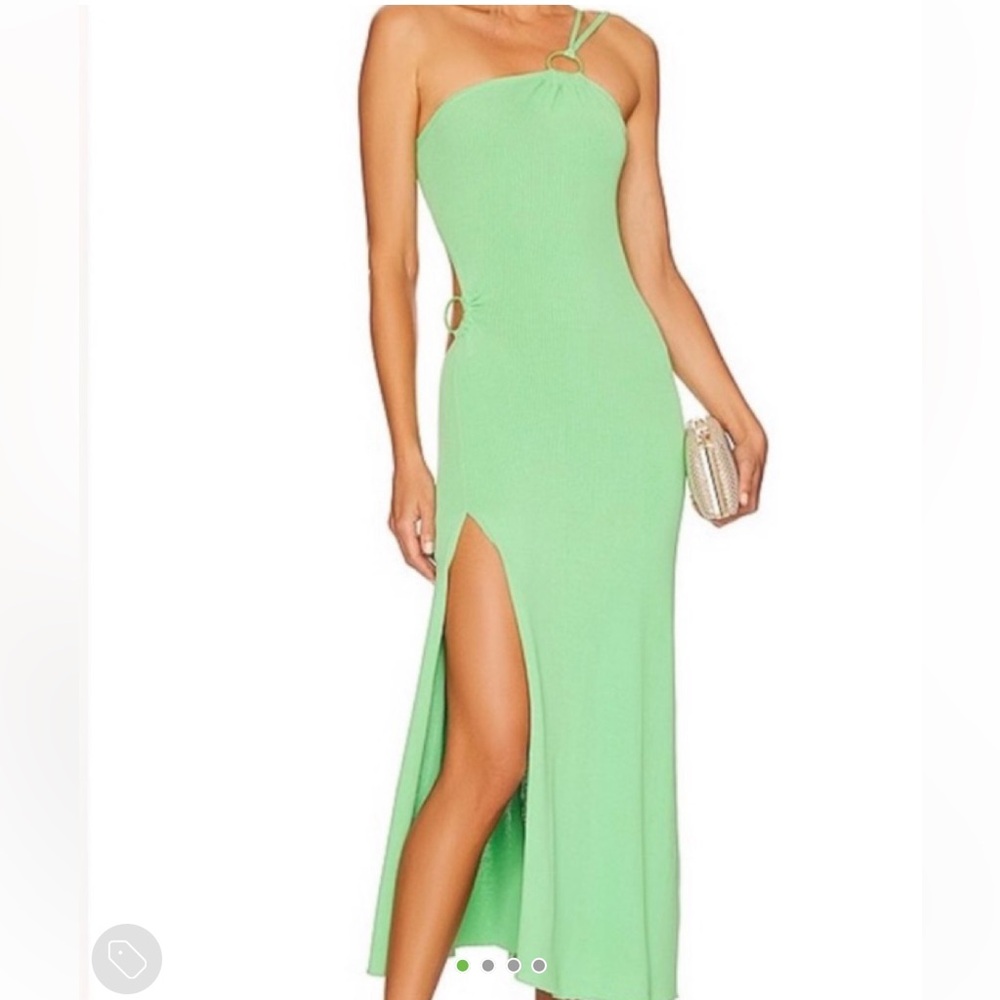 For love and lemons size small green maxi dress